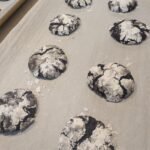 Sourdough discard chocolate crinkle cookies