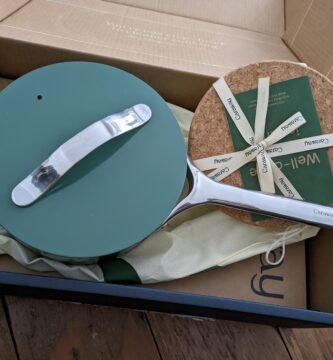Caraway Pots and Pans being unboxed