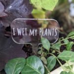 Funny garden marker for plants