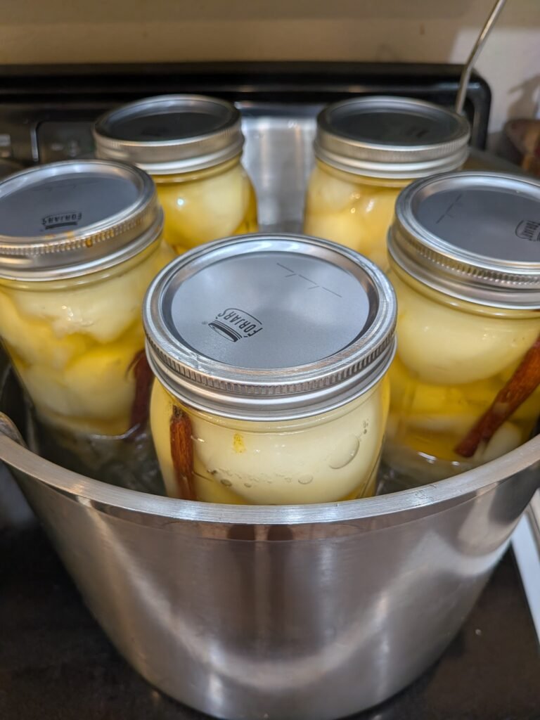 water bath canning pears