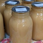 Homemade canned applesauce